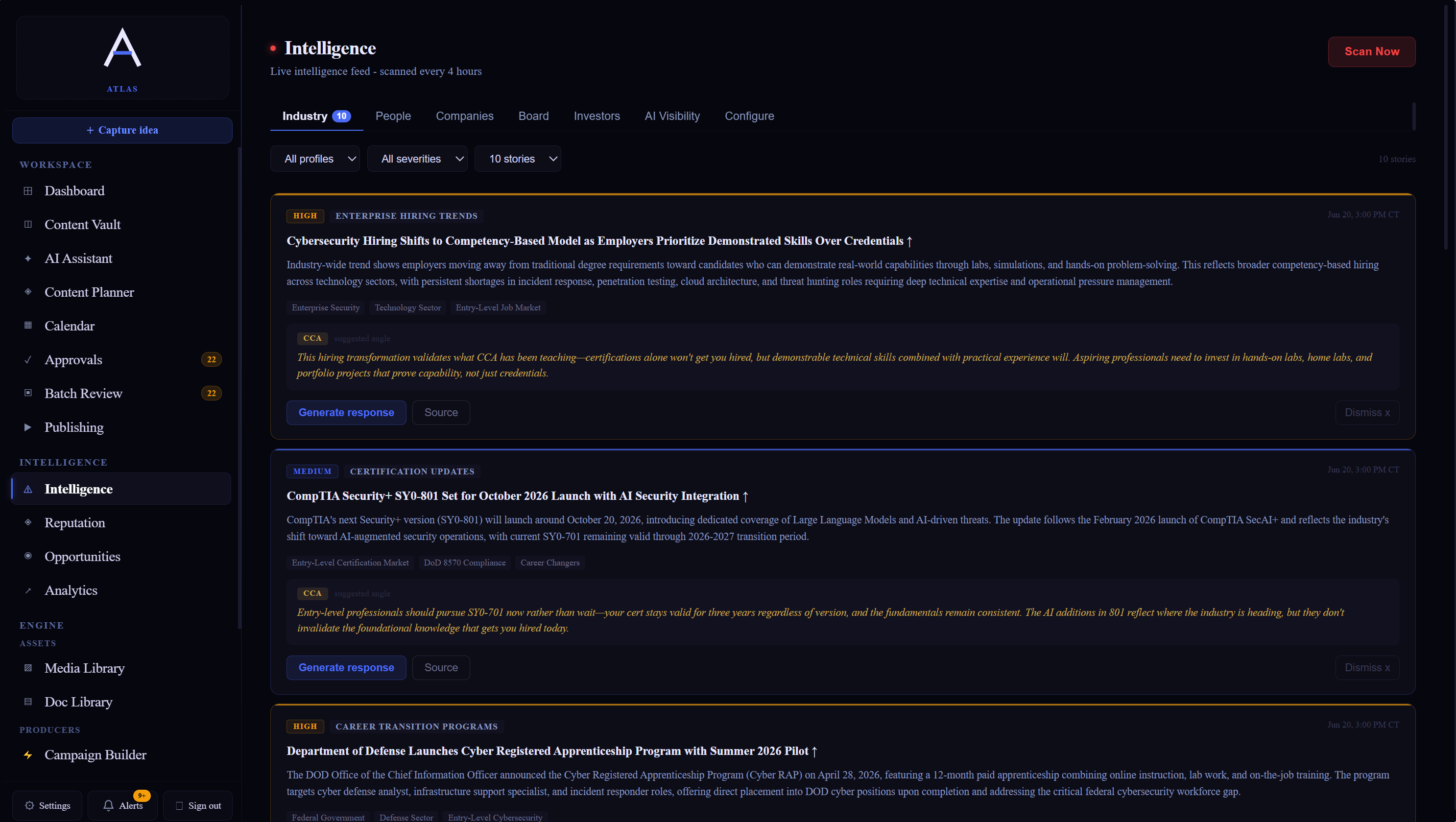 Atlas Intelligence Feed